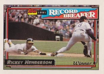 1992 Topps - Gold Winners #2 Rickey Henderson Front