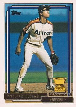 1992 Topps - Gold Winners #288 Andujar Cedeno Front
