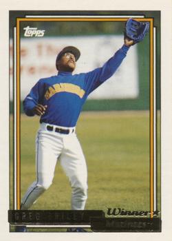 1992 Topps - Gold Winners #502 Greg Briley Front