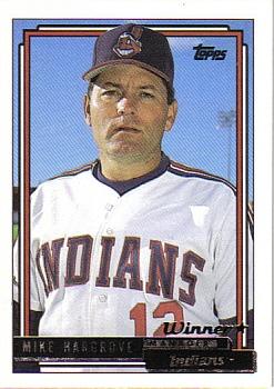 1992 Topps - Gold Winners #609 Mike Hargrove Front
