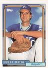 1992 Topps Micro #183 Brent Mayne Front