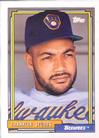 1992 Topps Micro #329 Franklin Stubbs Front