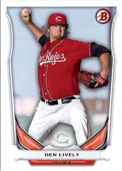 2014 Bowman Draft - Top Prospects #TP-43 Ben Lively Front