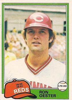 1981 O-Pee-Chee - Gray Back #21 Ron Oester Front