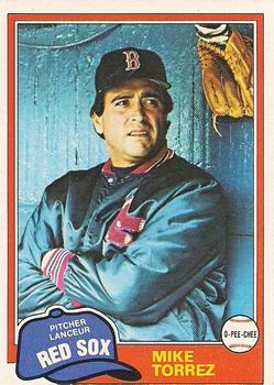 1981 O-Pee-Chee - Gray Back #216 Mike Torrez Front