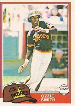 1981 O-Pee-Chee - Gray Back #254 Ozzie Smith Front