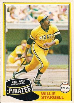 1981 O-Pee-Chee - Gray Back #127 Willie Stargell Front