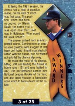 1992 Ultra - Award Winners #3 Jeff Bagwell Back