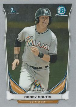 2014 Bowman Draft - Chrome #CDP110 Casey Soltis Front