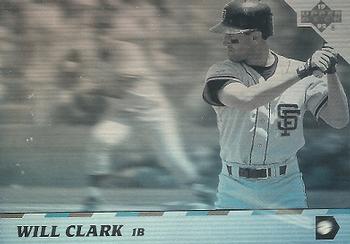 1992 Upper Deck Team MVP Holograms #15 Will Clark Front