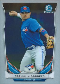 2014 Bowman Draft - Chrome Top Prospects #CTP-78 Franklin Barreto Front