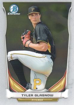 2014 Bowman Draft - Chrome Top Prospects #CTP-61 Tyler Glasnow Front