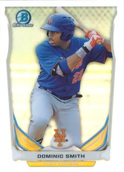 2014 Bowman Draft - Chrome Top Prospects Refractors #CTP-26 Dominic Smith Front