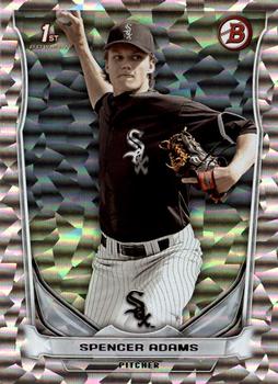 2014 Bowman Draft - Silver Ice #DP42 Spencer Adams Front