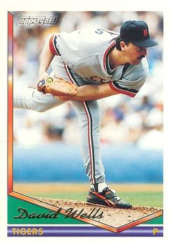 1994 Topps - Gold #105 David Wells Front