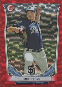 2014 Bowman Draft - Top Prospects Red Ice #TP-8 Max Fried Front