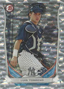 2014 Bowman Draft - Top Prospects Silver Ice #TP-55 Luis Torrens Front