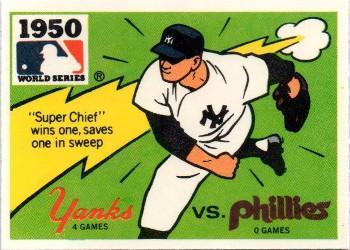 1980 Fleer Baseball Stickers #NNO New York Yankees Monogram Back
