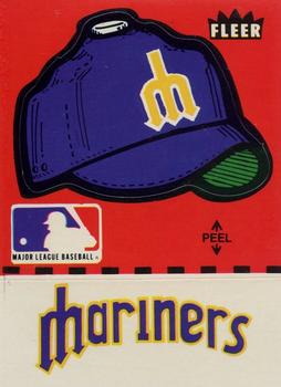 1980 Fleer Baseball Stickers #NNO Seattle Mariners Cap Front