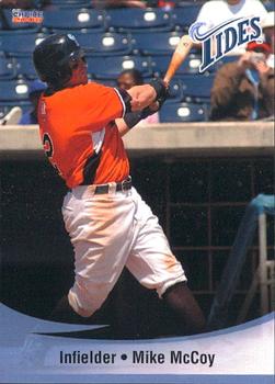 2008 Choice Norfolk Tides #21 Mike McCoy Front