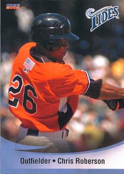 2008 Choice Norfolk Tides #30 Chris Roberson Front