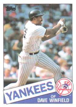 1985 Topps #180 Dave Winfield Front