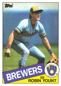 1985 Topps #340 Robin Yount Front