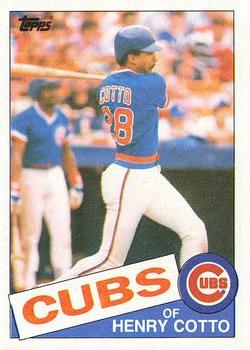 1985 Topps #267 Henry Cotto Front