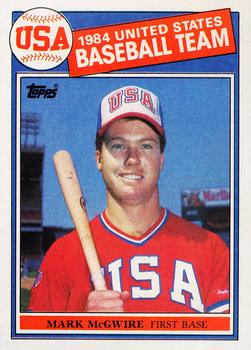 1985 Topps #401 Mark McGwire Front