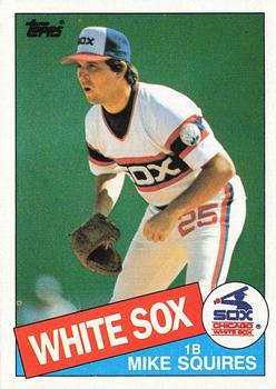 1985 Topps #543 Mike Squires Front