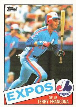 1985 Topps #578 Terry Francona Front