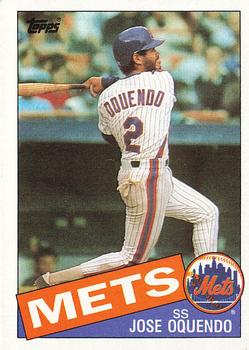 1985 Topps #598 Jose Oquendo Front