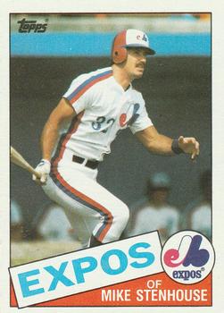 1985 Topps #658 Mike Stenhouse Front