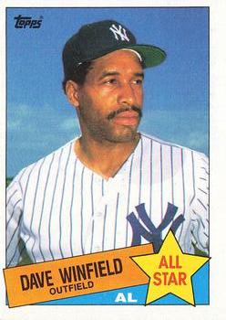 1985 Topps #705 Dave Winfield Front
