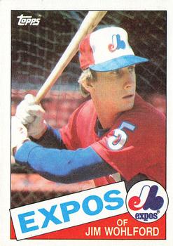 1985 Topps #787 Jim Wohlford Front