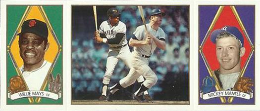 1993 Upper Deck All-Time Heroes #137 Willie Mays / Mickey Mantle Front