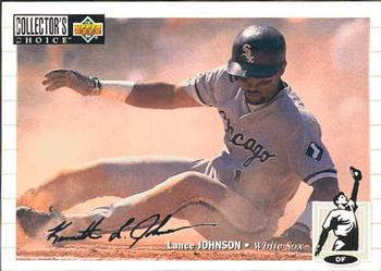 1994 Collector's Choice - Silver Signature #150 Lance Johnson Front