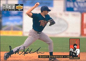 1994 Collector's Choice - Silver Signature #18 Scott Stahoviak Front