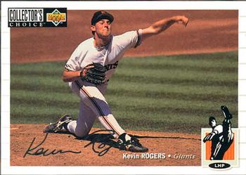 1994 Collector's Choice - Silver Signature #243 Kevin Rogers Front