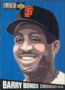 1994 Collector's Choice - Silver Signature #316 Barry Bonds Front