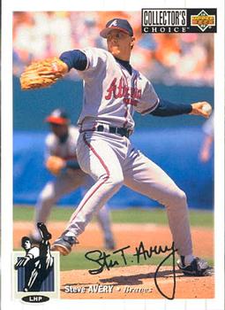 1994 Collector's Choice - Silver Signature #44 Steve Avery Front