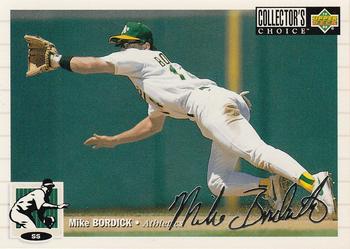 1994 Collector's Choice - Silver Signature #61 Mike Bordick Front