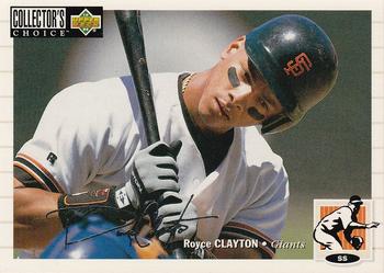 1994 Collector's Choice - Silver Signature #80 Royce Clayton Front