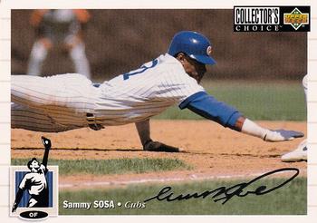 1994 Collector's Choice - Silver Signature #263 Sammy Sosa Front