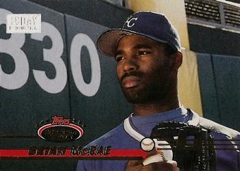 1993 Stadium Club - First Day Production #33 Brian McRae Front