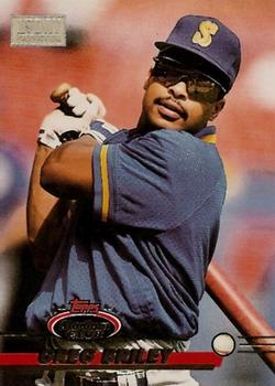1993 Stadium Club - First Day Production #440 Greg Briley Front