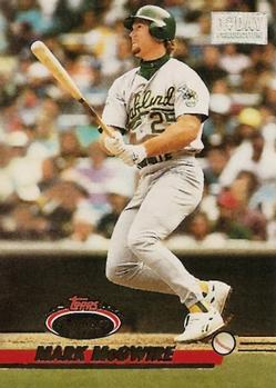1993 Stadium Club - First Day Production #478 Mark McGwire Front