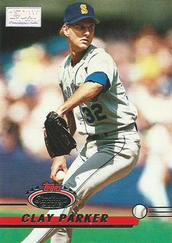 1993 Stadium Club - First Day Production #45 Clay Parker Front