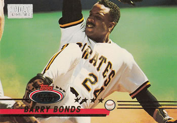 1993 Stadium Club - First Day Production #51 Barry Bonds Front
