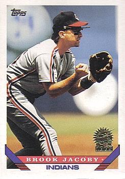 1993 Topps - Inaugural Marlins #303 Brook Jacoby Front